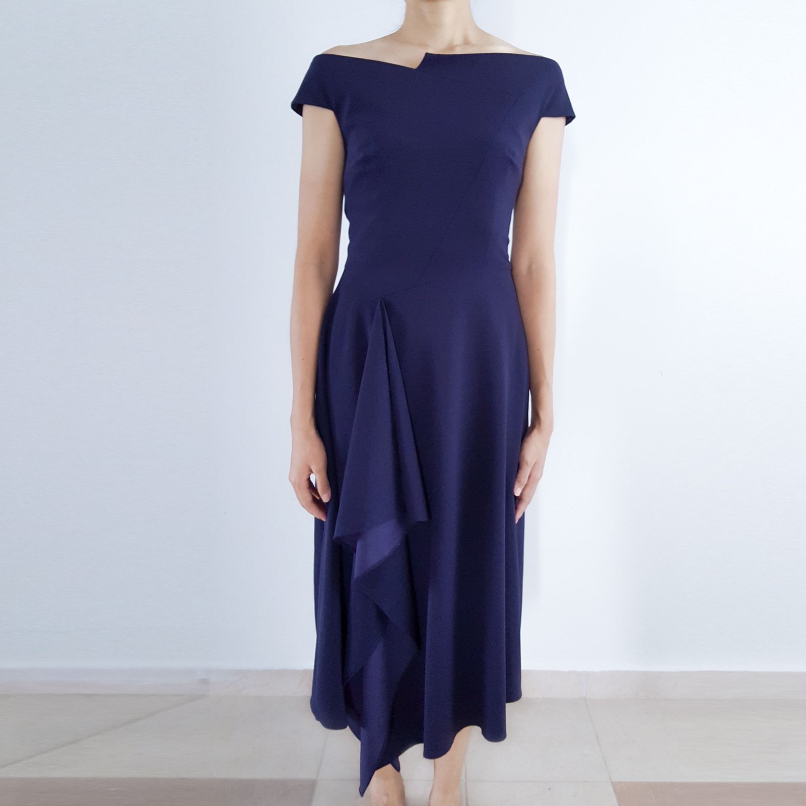 Barwick Navy Cocktail Dress
